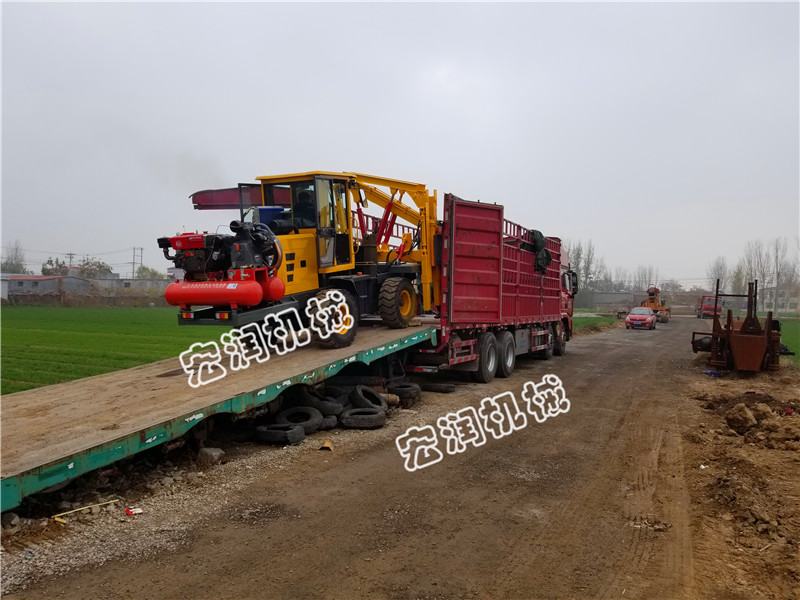 宏潤護(hù)欄鉆孔機繼續(xù)發(fā)往陜西延安